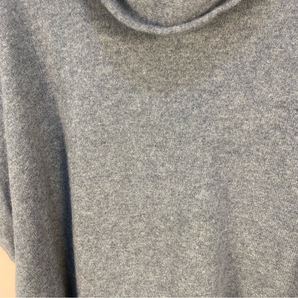 Max Studio 100% 2 Ply Cashmere Cowl Neck Poncho Shrug Sweater - Picture 14 of 14